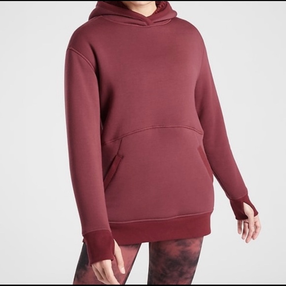 NWT Athleta Reversible Sherpa Hoodie - Picture 3 of 8